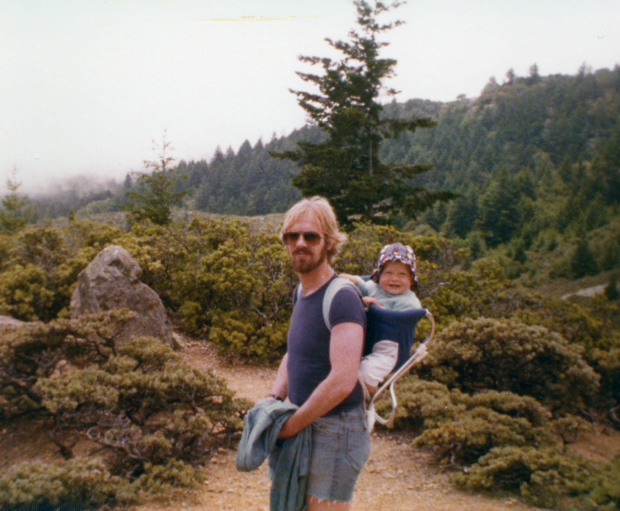 Dave hiking